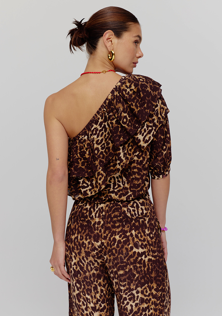 Harper & Yve Top Rosie HS25J400 Bruin