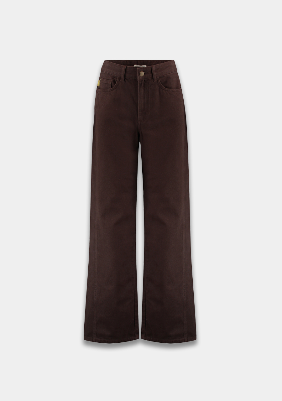 Harper & Yve Broek Mayra AW6D101 Donker bruin