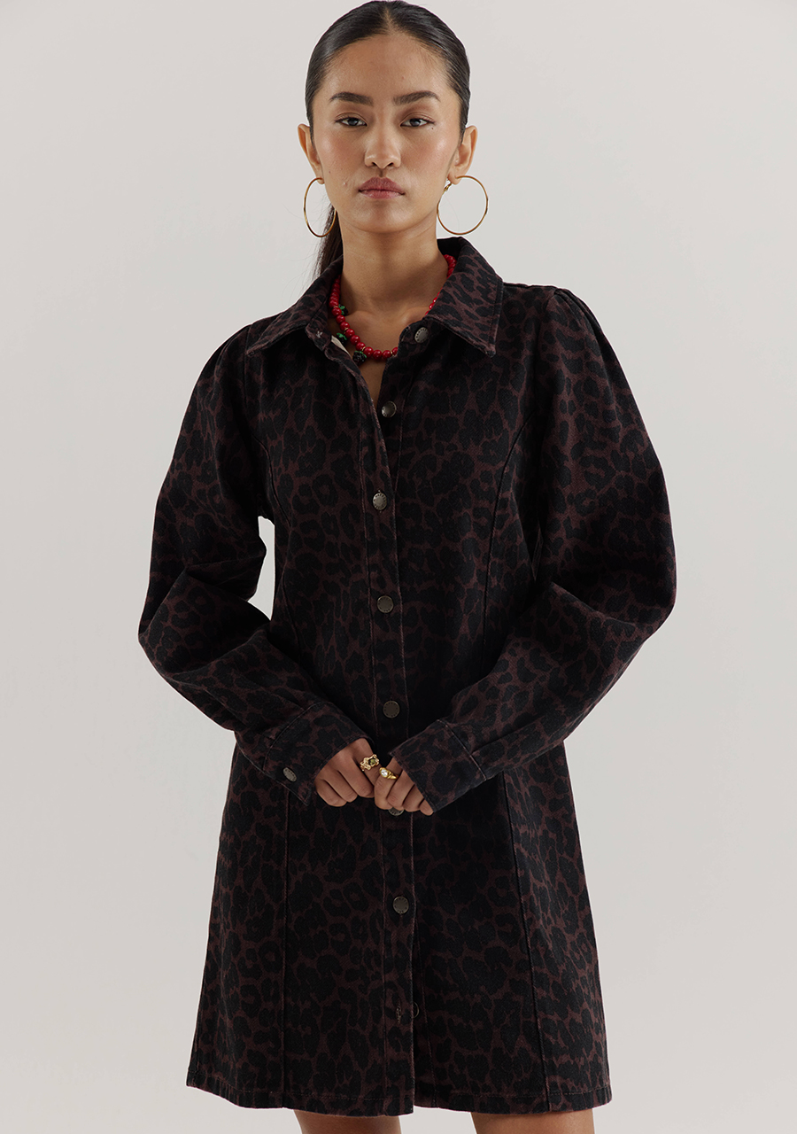 Harper & Yve Jurk Zara AW25R900 Donker bruin