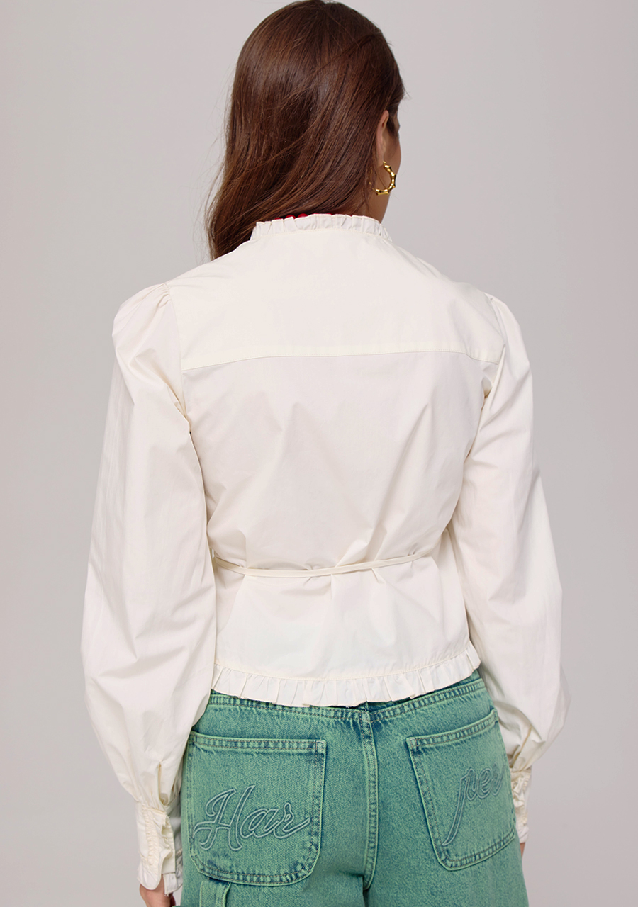 Harper & Yve Blouse Coby AW25P607 Ecru