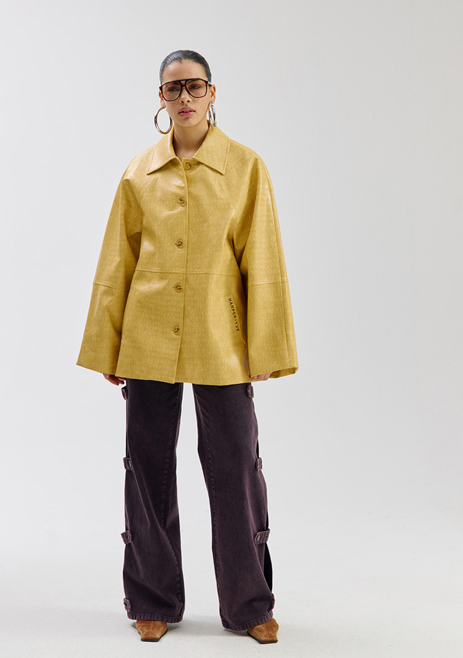 Harper & Yve Jacket Mees SS6N201 Licht geel