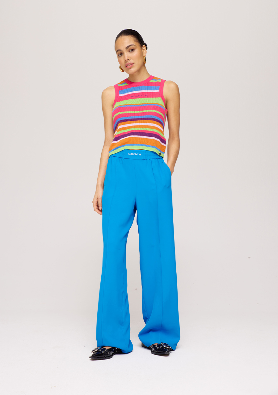 Harper & Yve Broek Dora SS25N105 Blauw