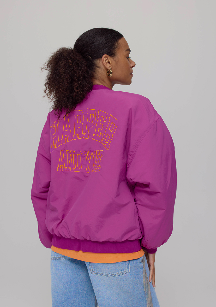 Harper & Yve Bomberjack Nora AW25N222 Donker rose