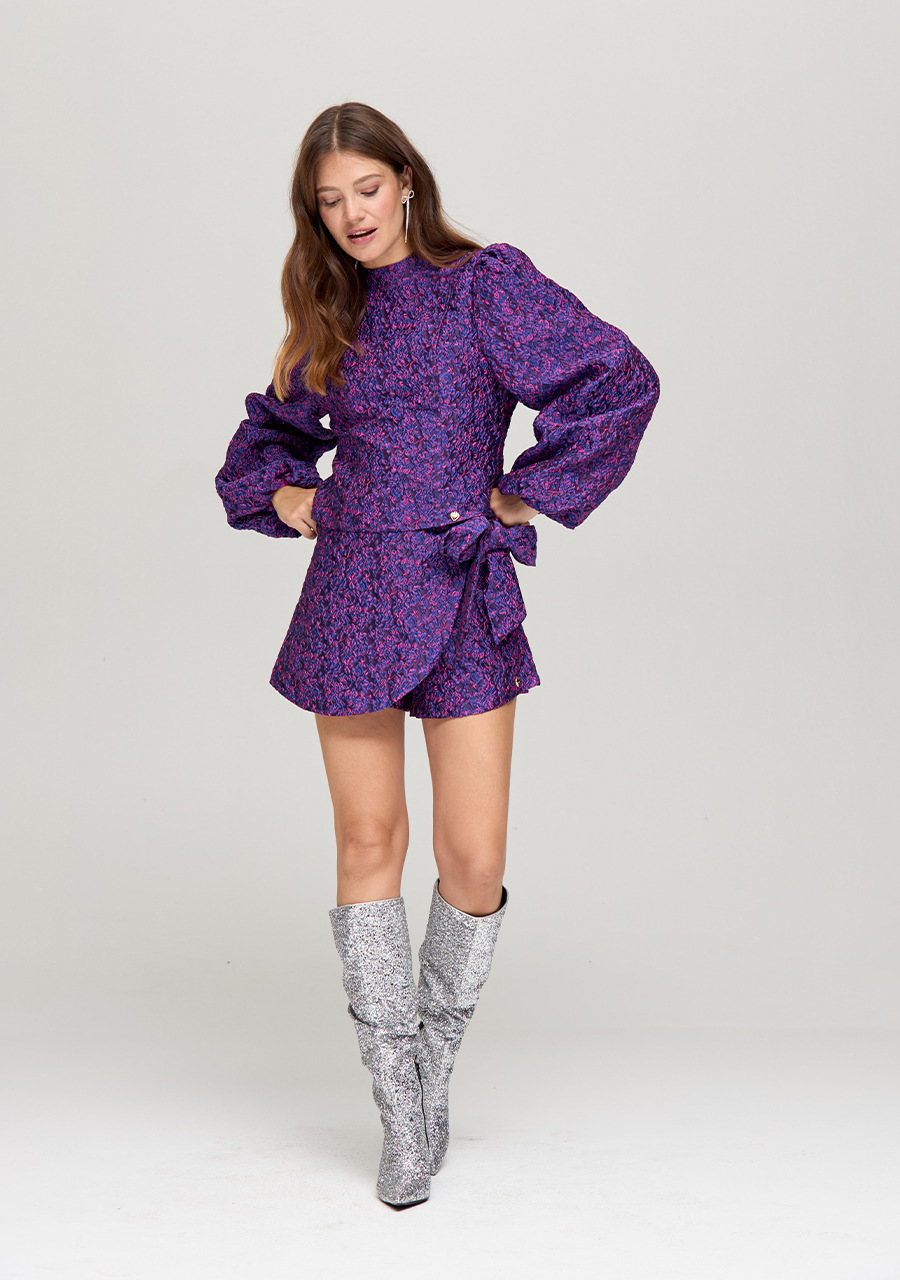 Harper & Yve Blouse Floor DW24P600 Paars