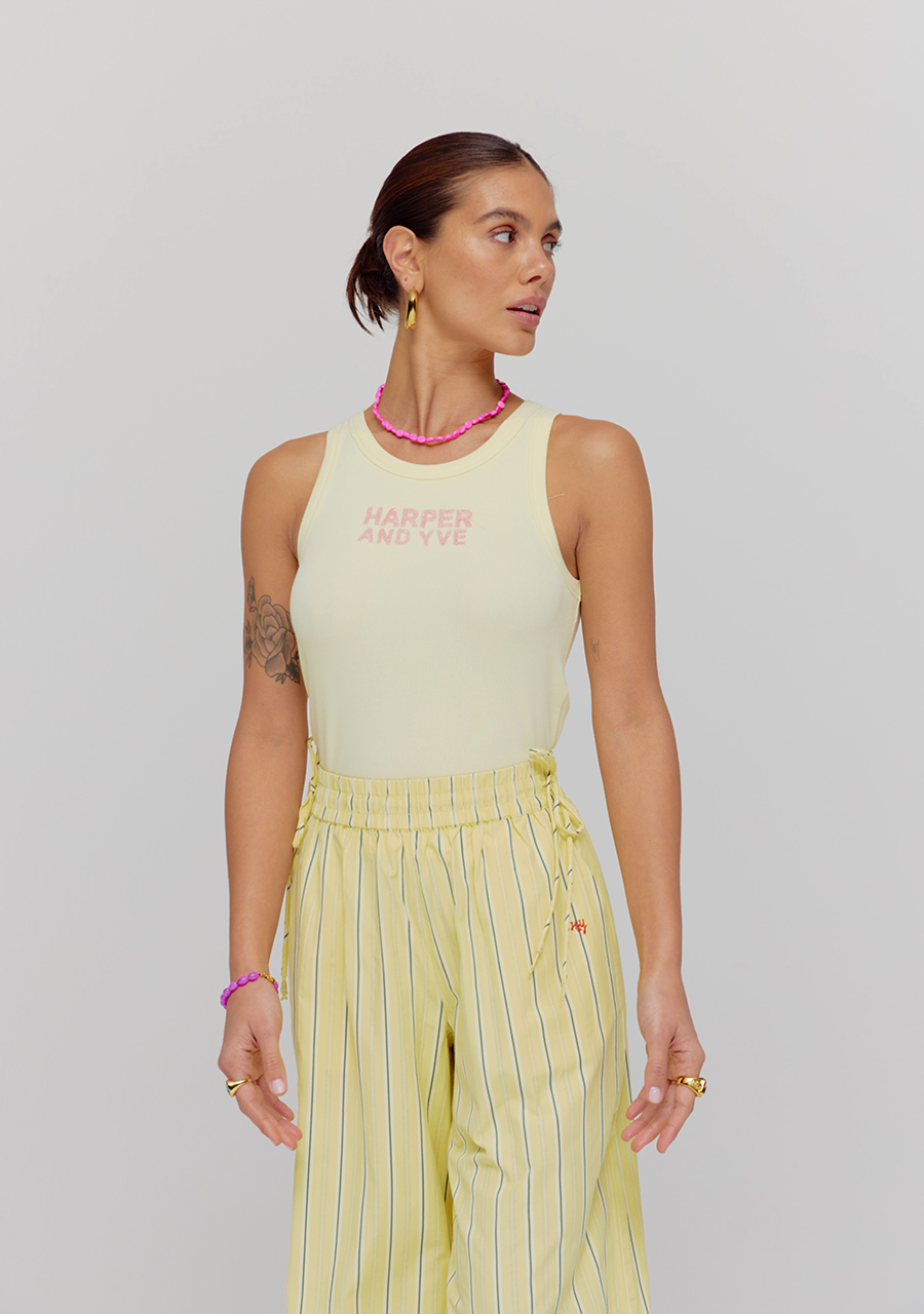 Harper & Yve Broek Meike HS25P103 Licht geel