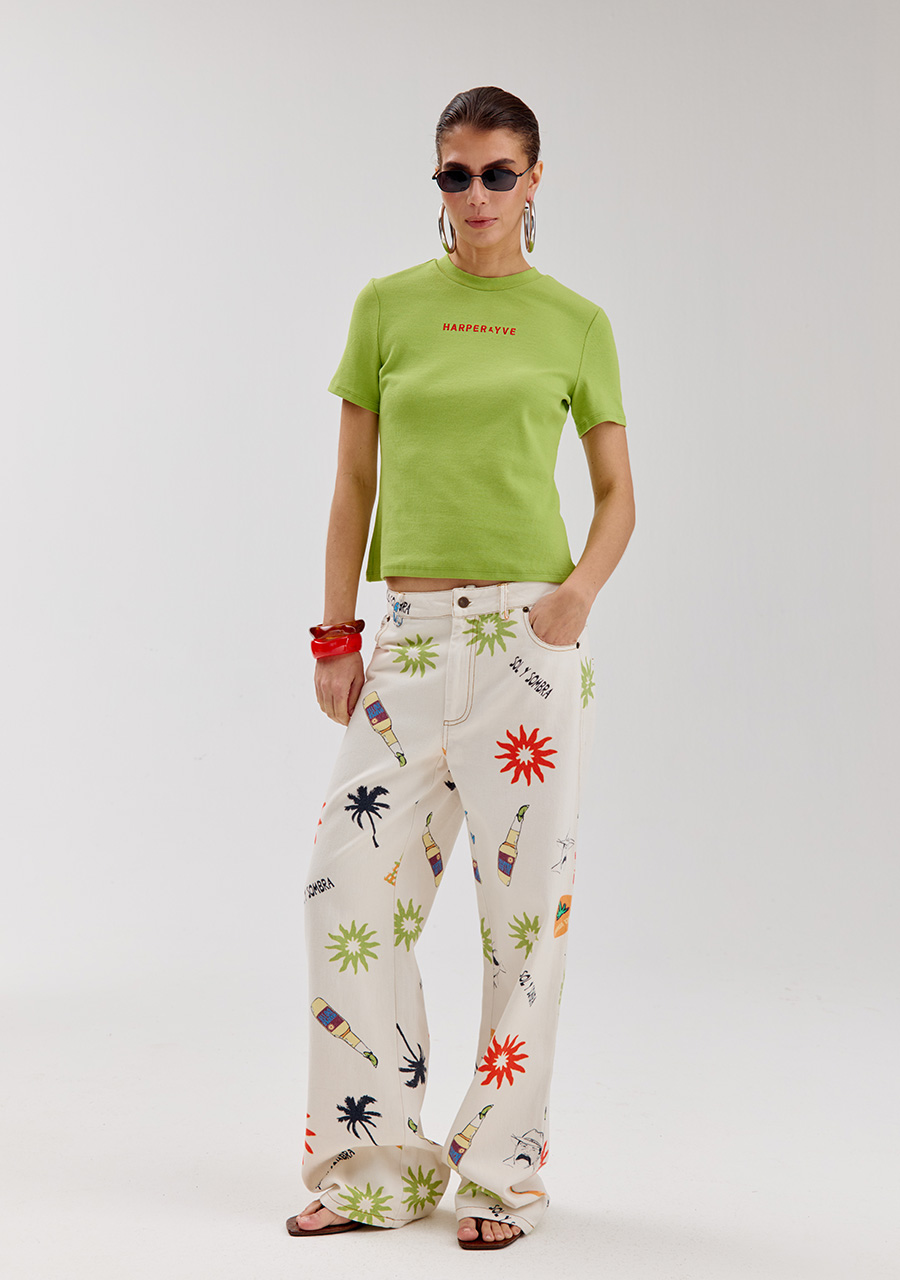 Harper & Yve Top Cammy HS6P415 Groen