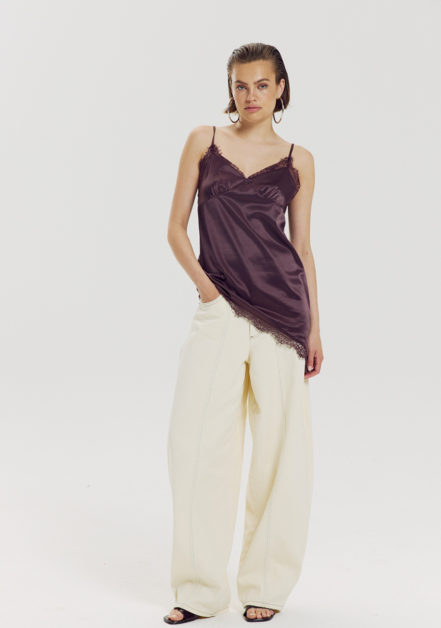 Harper & Yve Top Faye AW6P403 Donker Paars