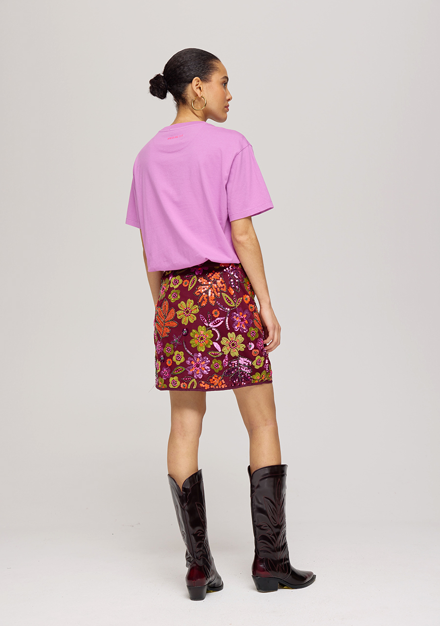Harper & Yve T-shirt Lesoleil HS25Y305 Lila Harper & Yve T-shirt Lesoleil HS25Y305 Lila
