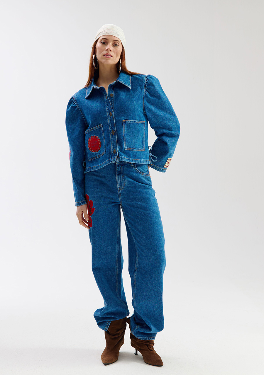 Harper & Yve Jacket Toby SS6R200 Jeans blauw