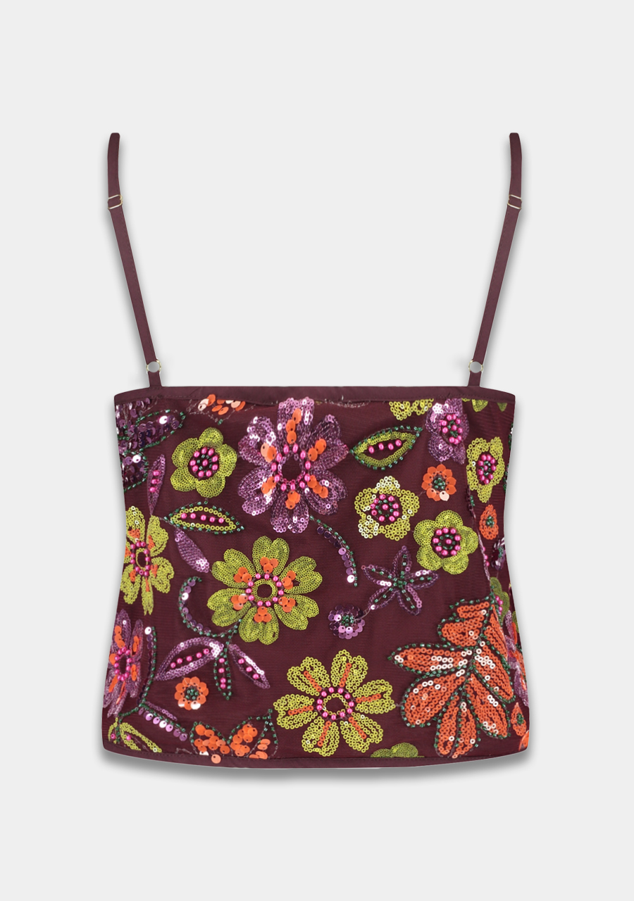 Harper & Yve Top Romy HS25P407 Bordeaux