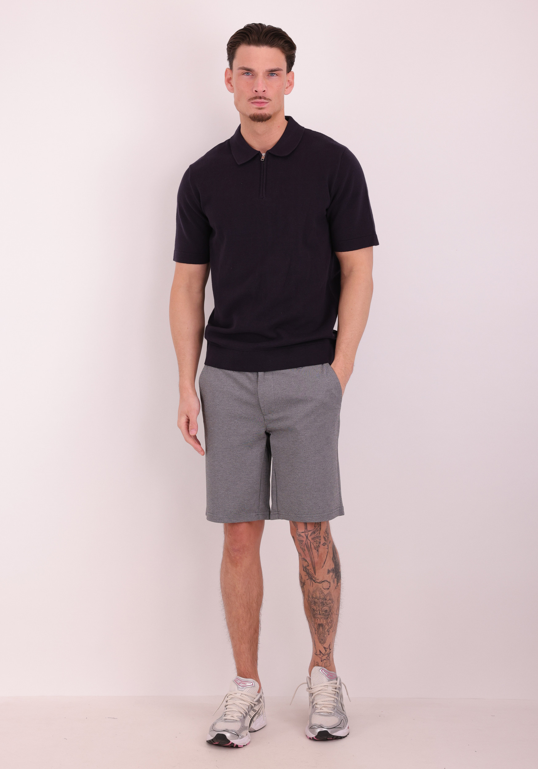 JACK & JONES Polo Milano 12295861 Donker blauw