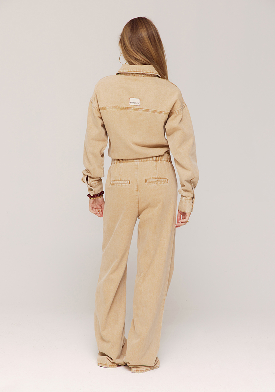 Harper & Yve Jumpsuit Jacky AW25P700 Beige Harper & Yve Jumpsuit Jacky AW25P700 Beige