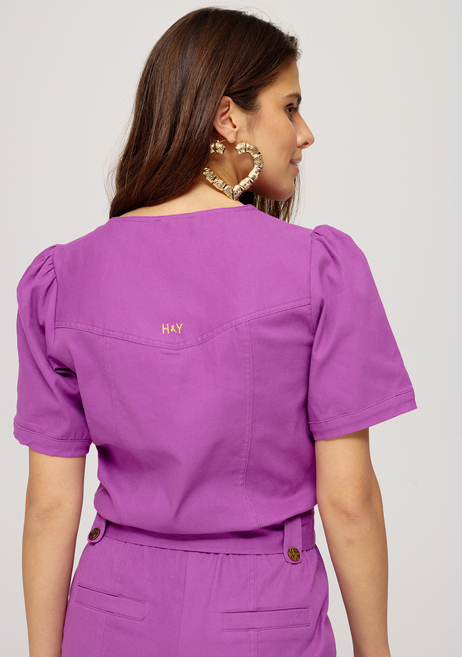 Harper & Yve Jumpsuit Yael SS25P700 Paars