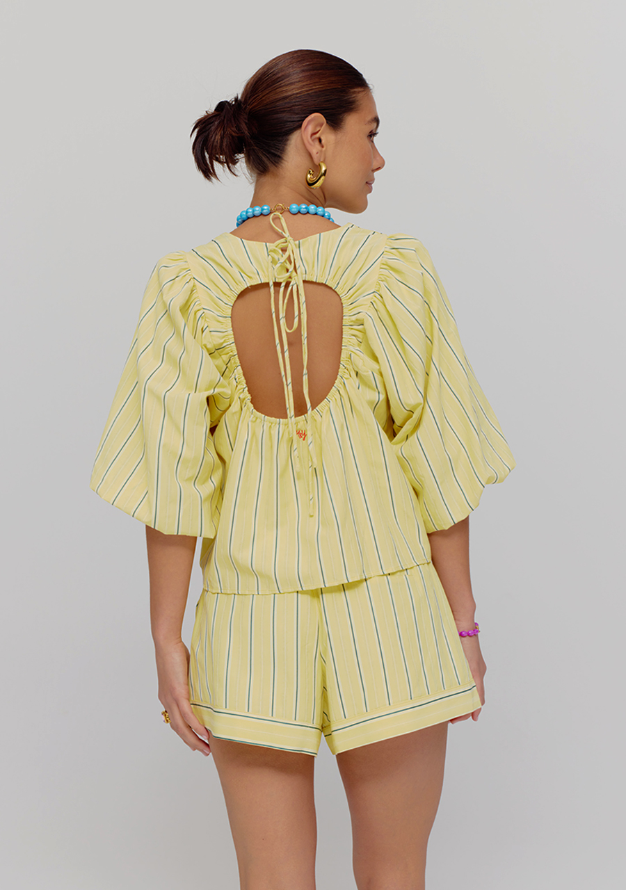 Harper & Yve Short Yessie HS25P102 Licht geel