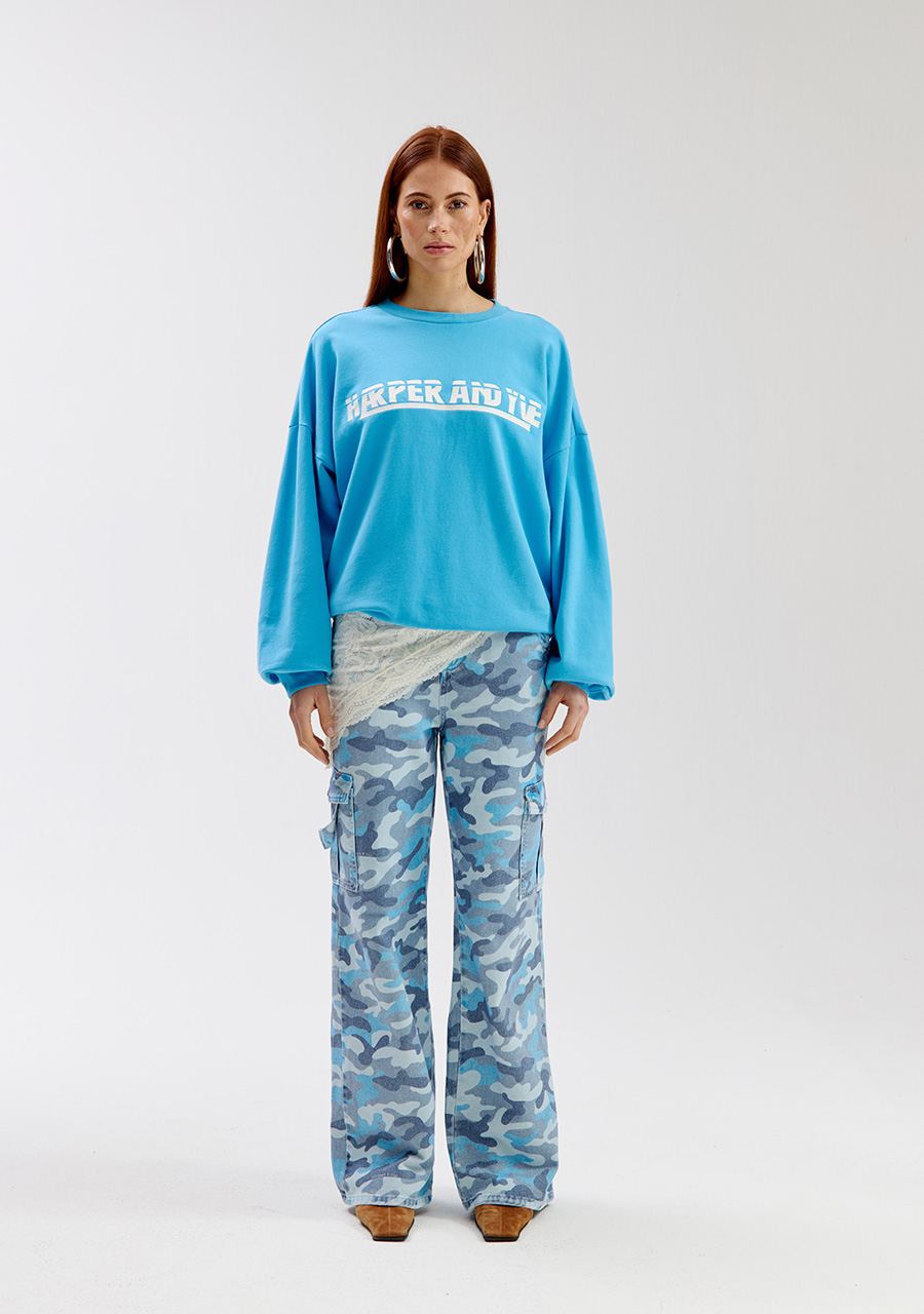 Harper & Yve Sweater Lex SS6Y503 Blauw