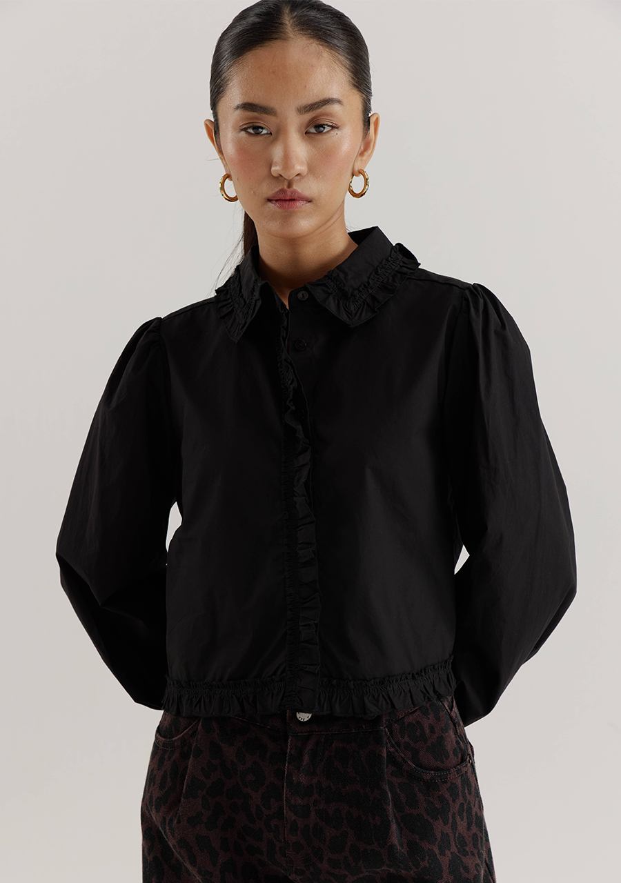 Harper & Yve Blouse Ellie AW25P603 Zwart