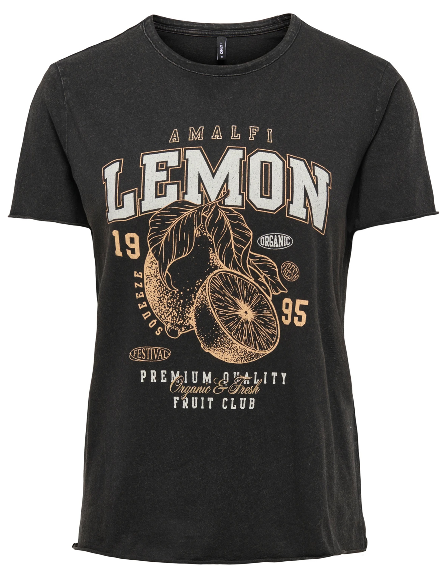 Only T-shirt Lucy 15215721 Antraciet