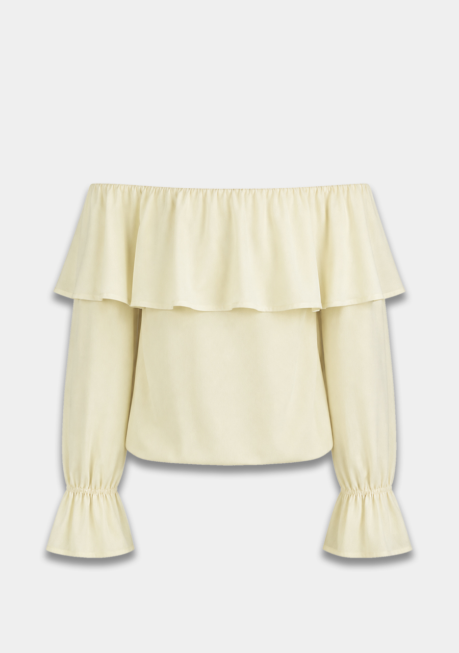 Harper & Yve Blouse Fynn AW6P609 Licht geel