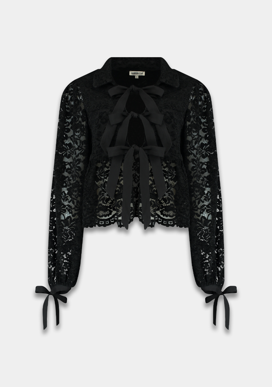 Harper & Yve Blouse Maral SS25P606 Zwart