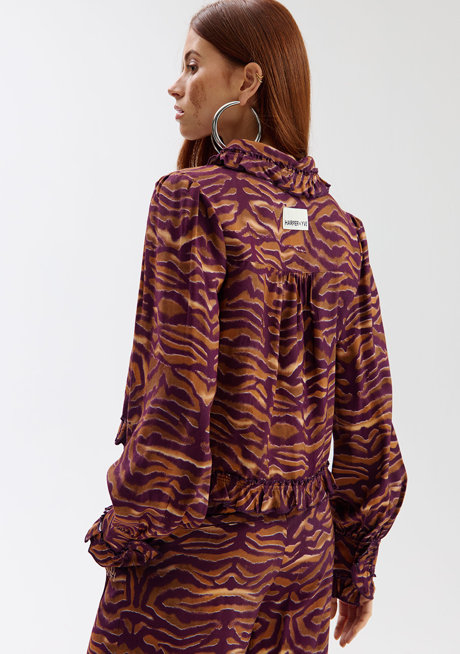 Harper & Yve Blouse Ellie SS6P600 Bruin