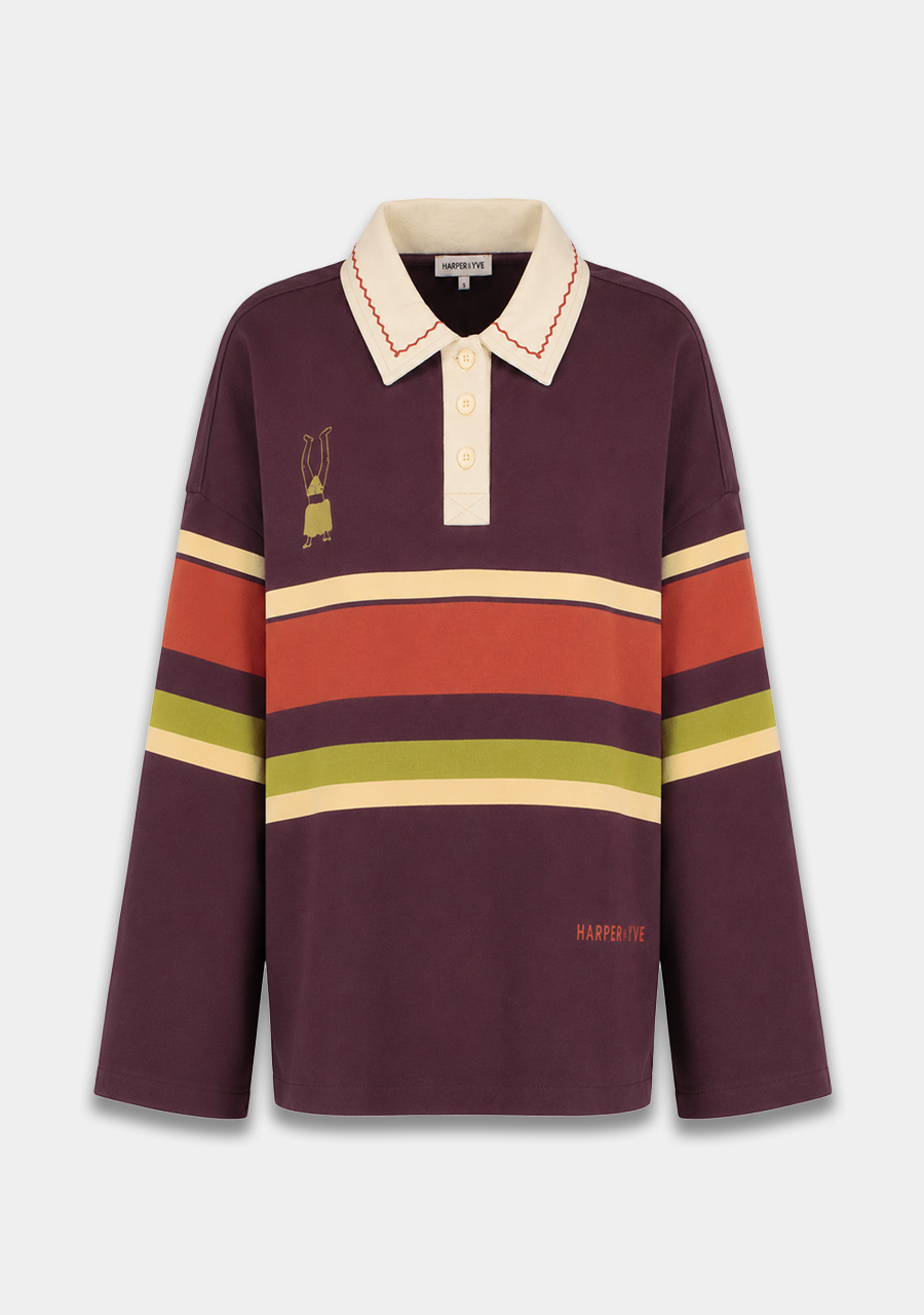 Harper & Yve Sweater Pollie AW6Y503 Donker Paars
