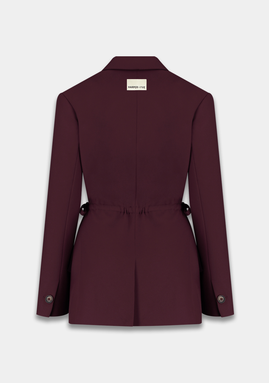 Harper & Yve Blazer Anina SS6N208 Donker Paars