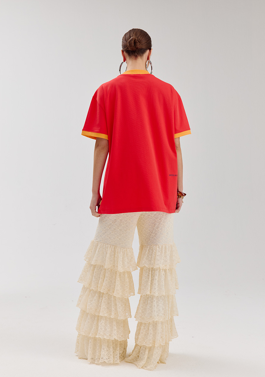Harper & Yve Top Sol HS6Y302 Rood
