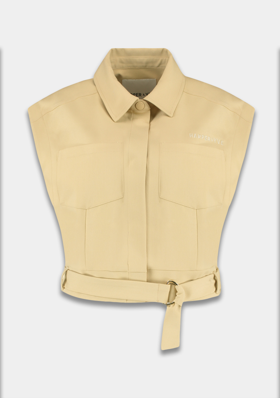 Harper & Yve Gilet Katie SS25N204 Beige