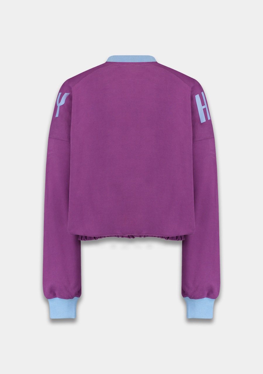 Harper & Yve Sweater How we party DW25Y503 Paars