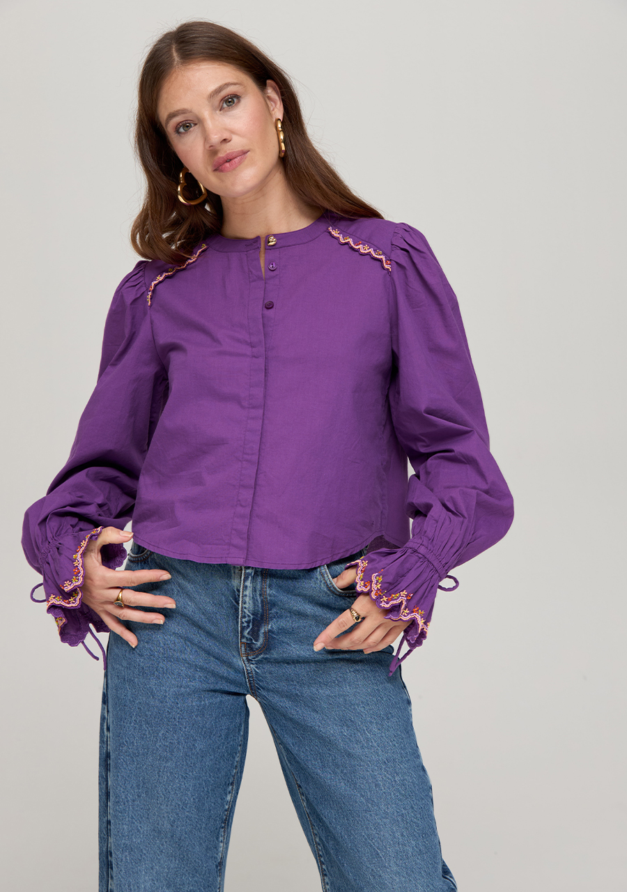 Harper & Yve Blouse Lily DW24C600 Paars