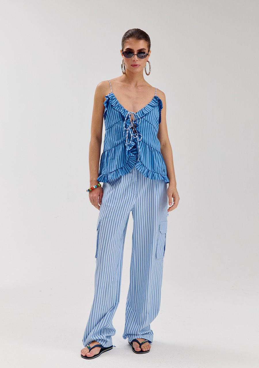 Harper & Yve Broek Daan HS6P103 Licht blauw