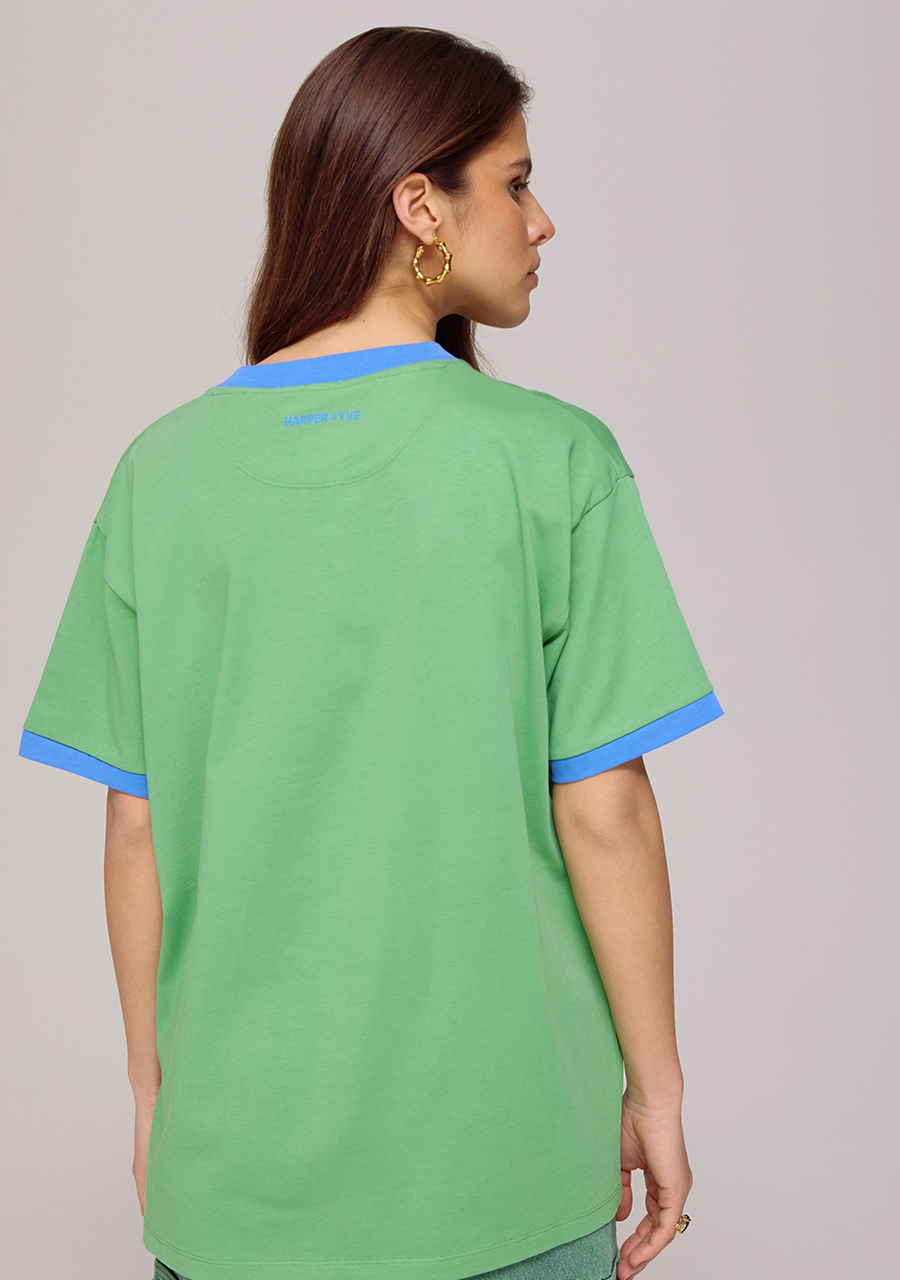 Harper & Yve T-shirt Angel AW25Y304 Groen