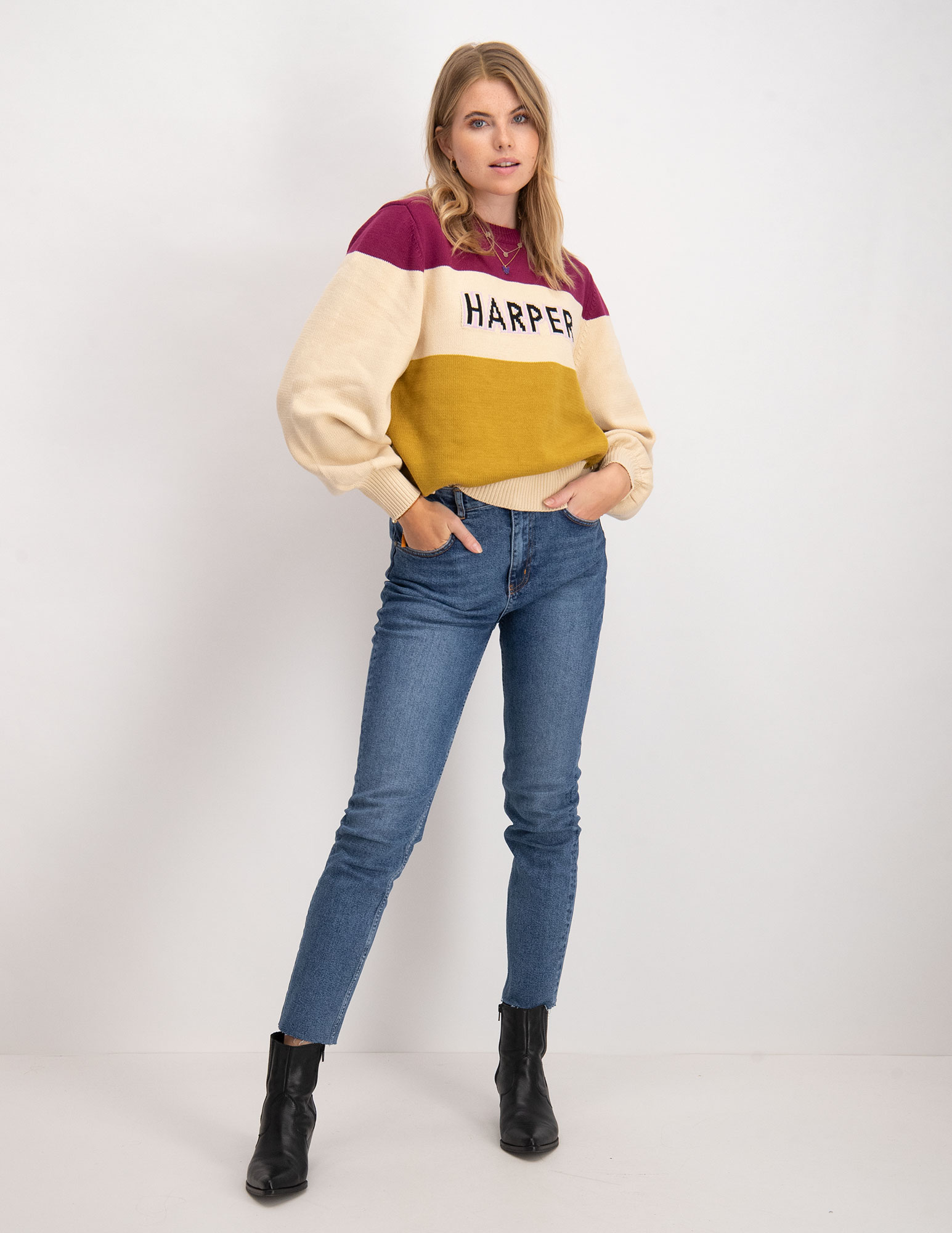 Harper & Yve Jeans Harper FW21H100 Jeans blauw Harper & Yve Jeans Harper FW21H100 Jeans blauw