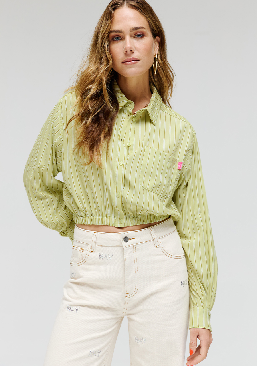 Harper & Yve Blouse Jace AW24P602 Groen