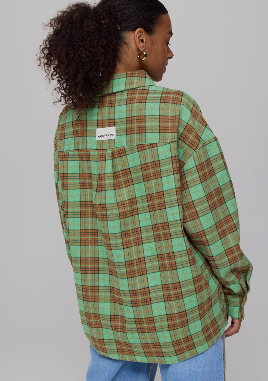 Harper & Yve Blouse Selena AW25P602 Groen Harper & Yve Blouse Selena AW25P602 Groen