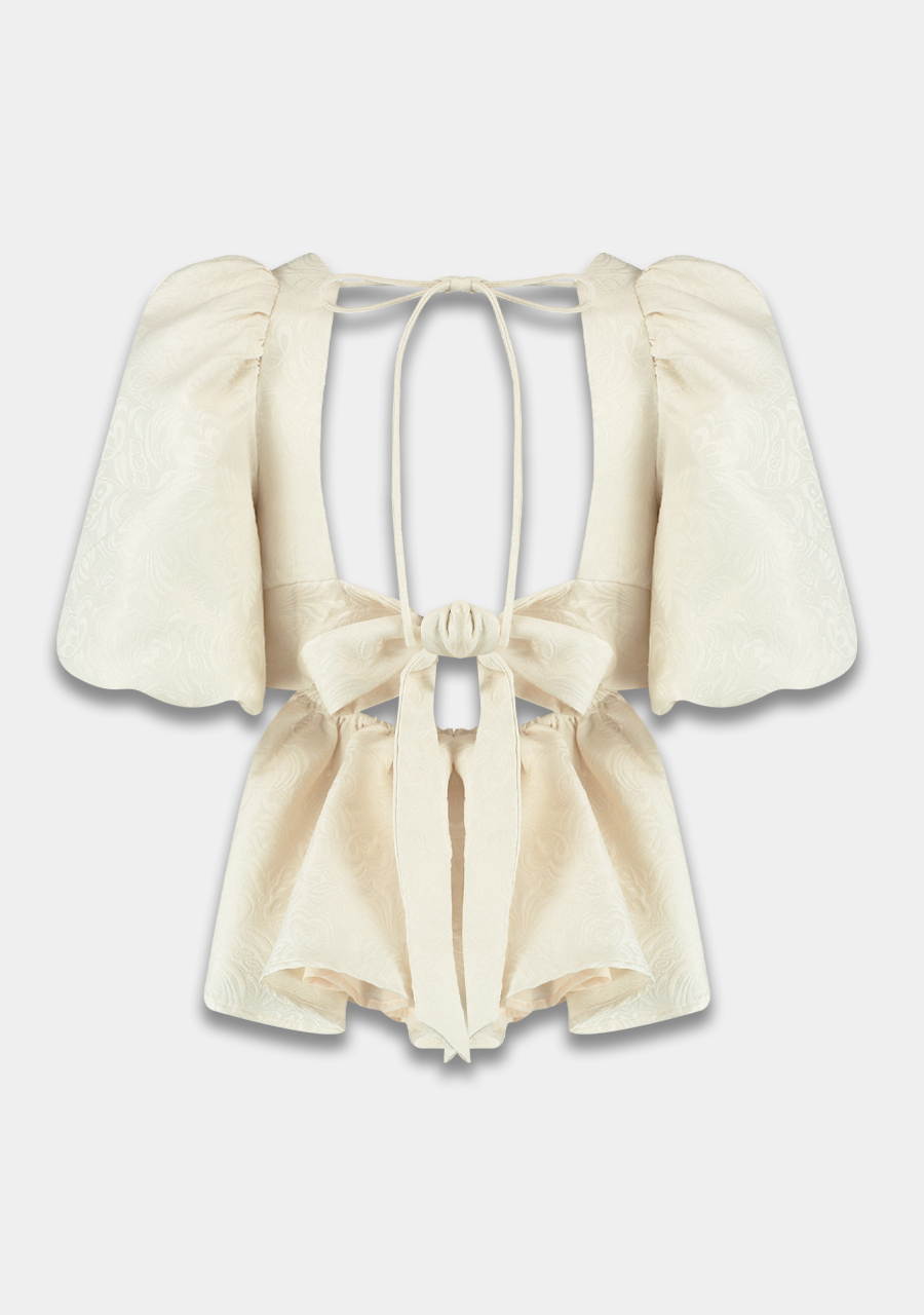 Harper & Yve Top Vivian SS25P607 Ecru