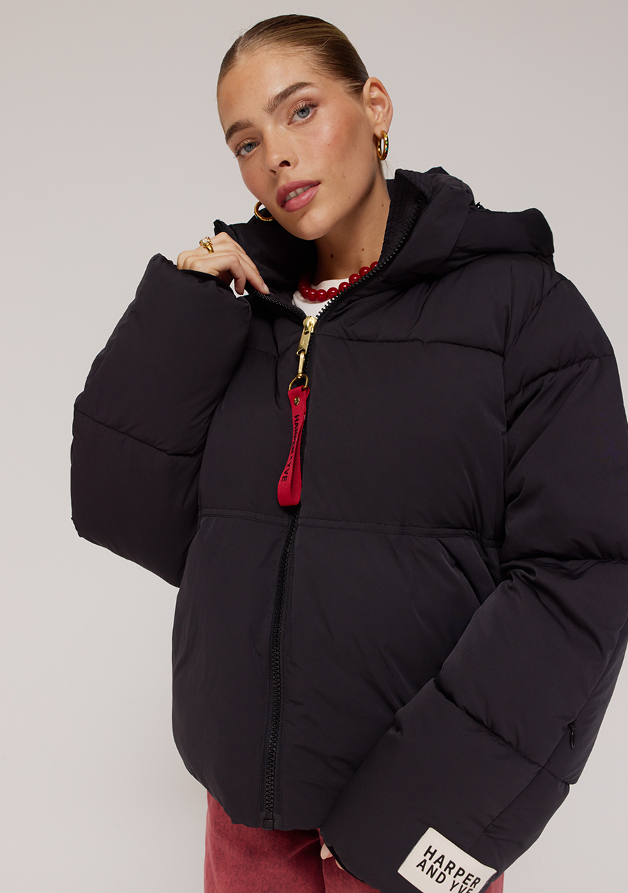 Harper & Yve Winterjas Karly AW25N211 Zwart