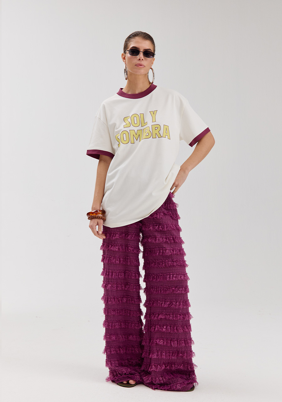 Harper & Yve Broek Lo HS6P106 Paars