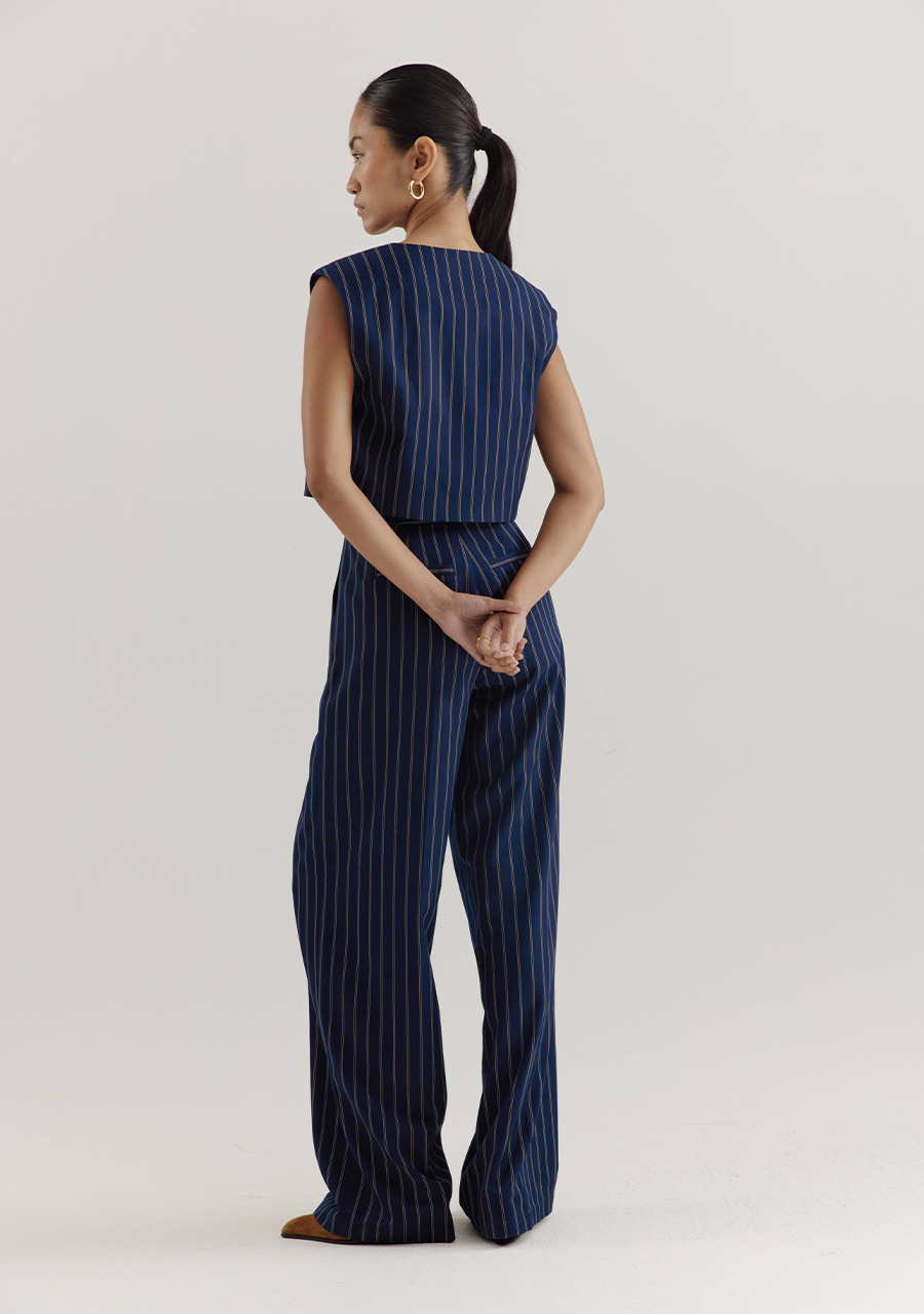 Harper & Yve Top Sabrina DW25N401 Donker blauw