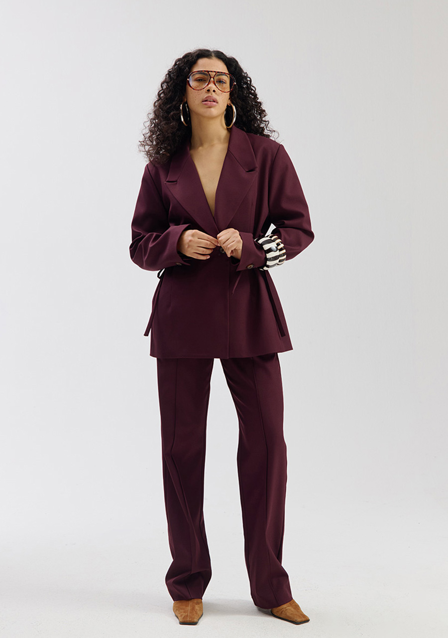 Harper & Yve Broek Poppy SS6N104 Donker Paars