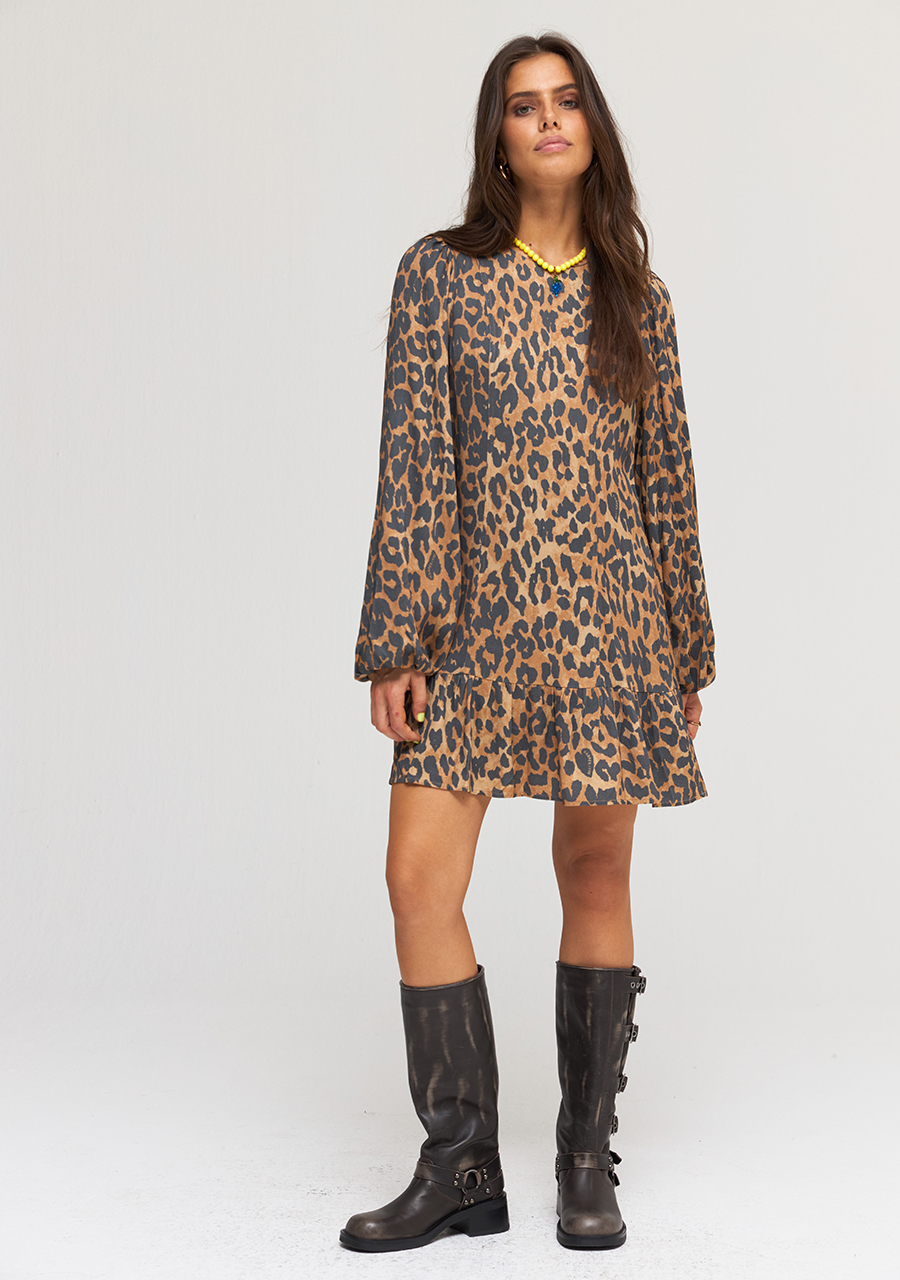 Harper & Yve Jurk Lynn AW24P900 Bruin