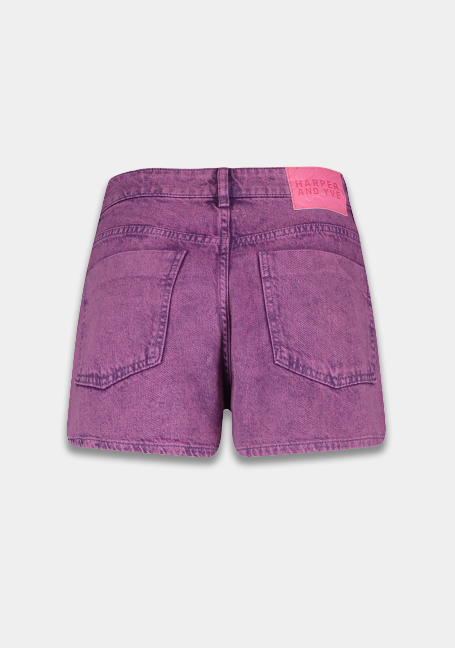 Harper & Yve Short Mayra HS25D100 Paars Harper & Yve Short Mayra HS25D100 Paars