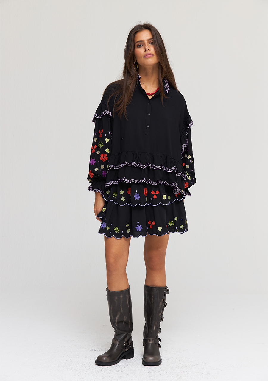 Harper & Yve Rok Karley AW24P003 Zwart