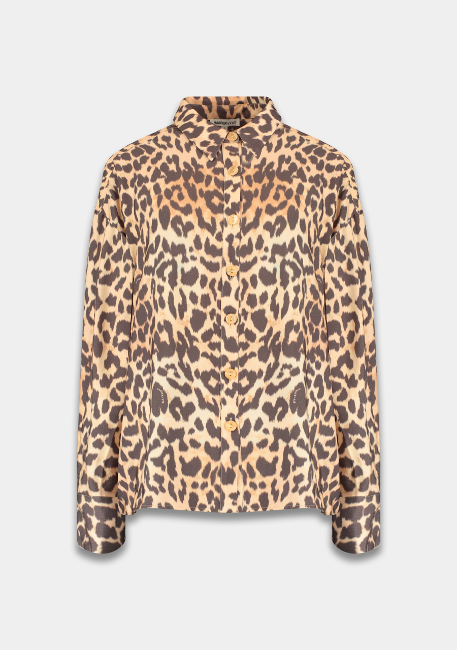 Harper & Yve Blouse Yelena AW25P610 Bruin