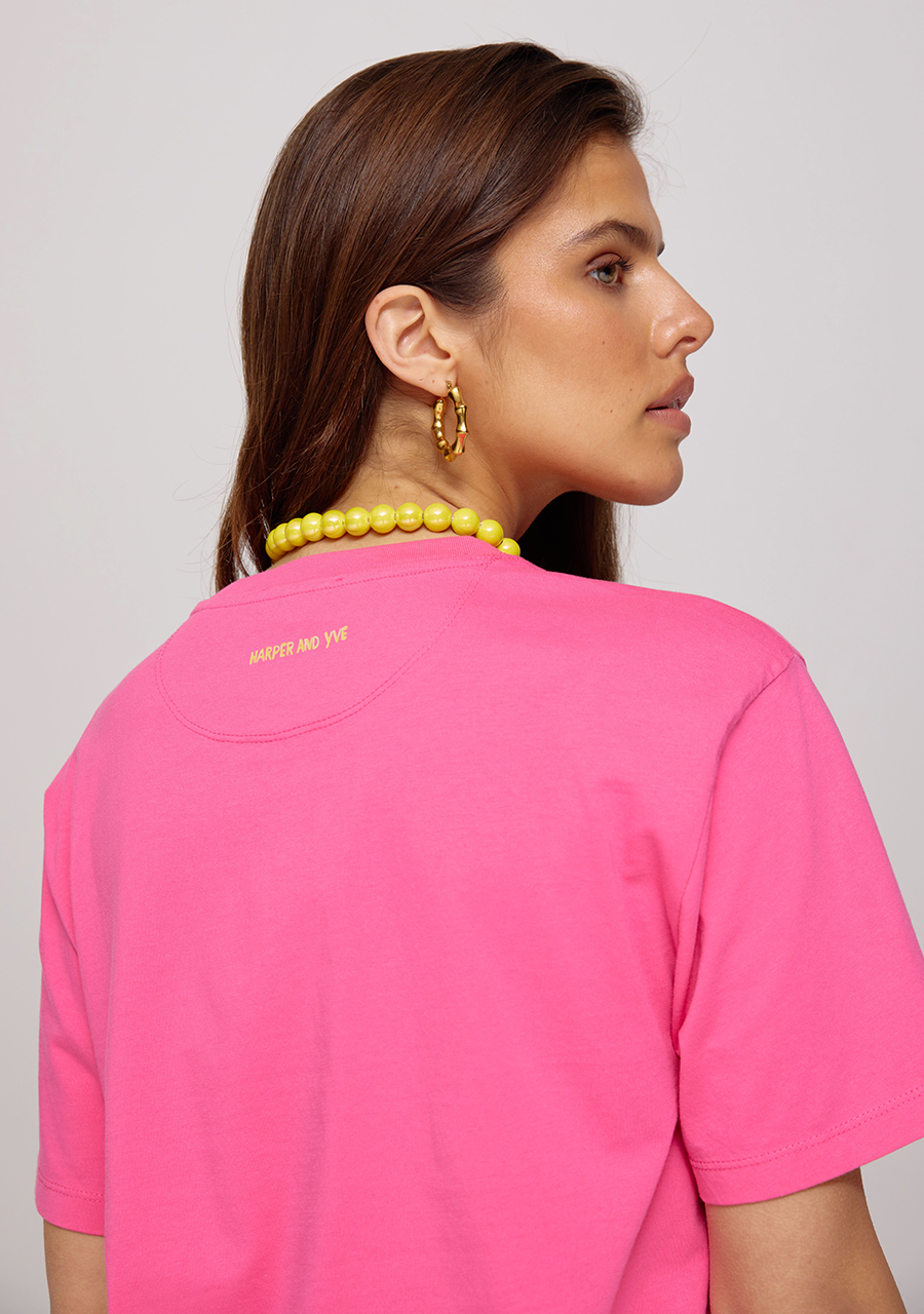 Harper & Yve T-shirt Sardines HS25Y308 Licht rose