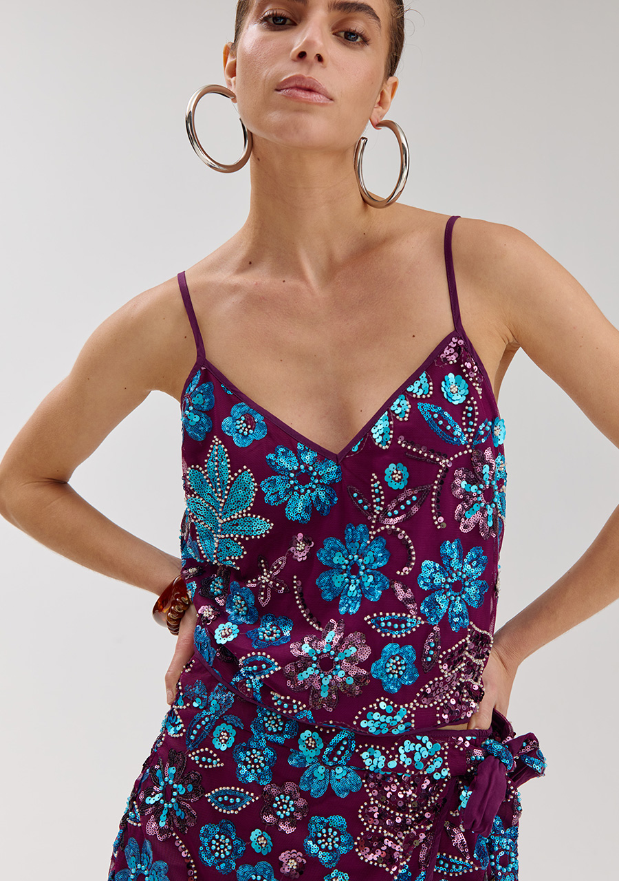 Harper & Yve Top Romy HS6P411 Paars