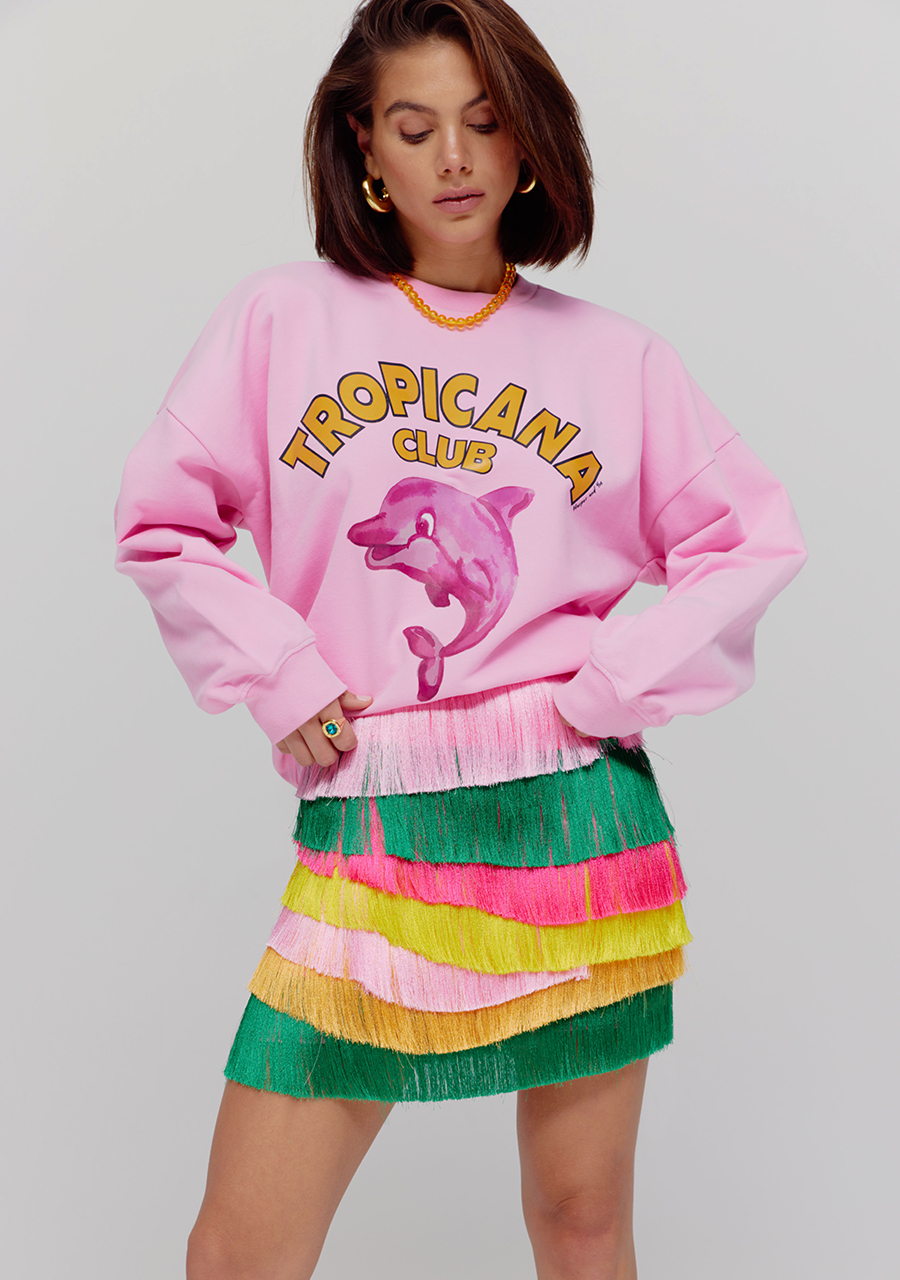 Harper & Yve Sweater Dolphin HST25Y500 Licht rose