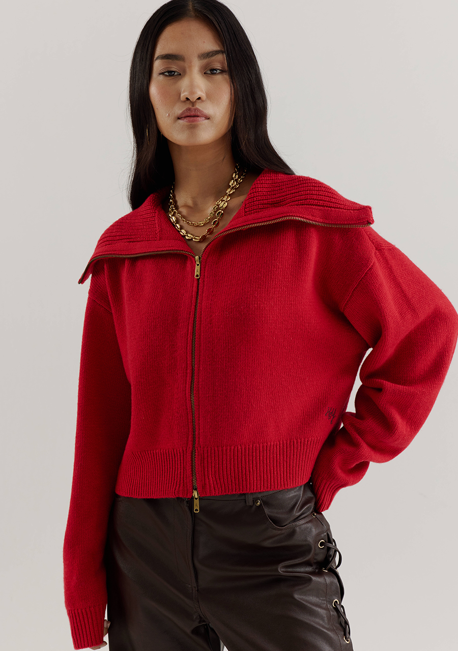 Harper & Yve Vest Isa AW25W801 Rood