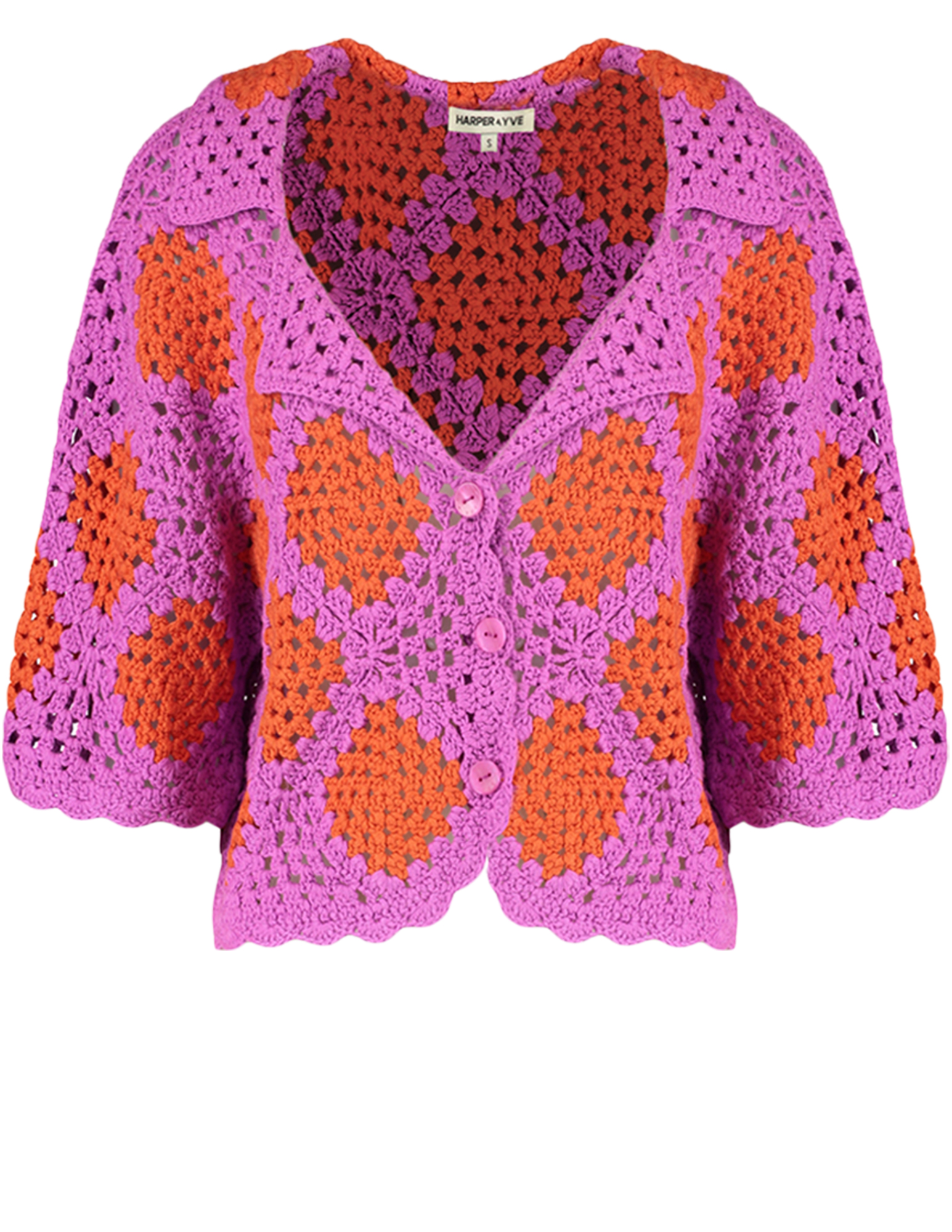 Harper & Yve Top Bente HS25P600 Donker Paars