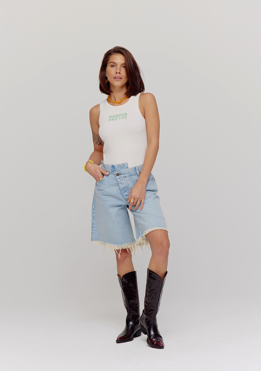 Harper & Yve Top Yenn HS25P406 Ecru